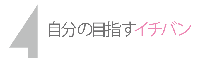 自分の目指すイチバン